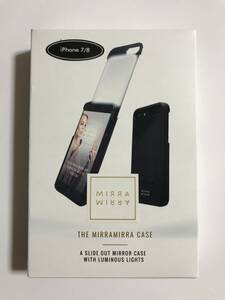 《送料無料・新品・即決あり》iPhone8/ iPhone7(4.7inch) 共通　ミラー内蔵iphoneケース　ブラック