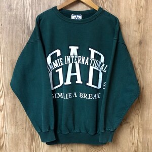 90s vintage GIMMIE GAB USA SWEAT 90年代 ビンテージ スウェット ヴィンテージ スエット トレーナー アメカジ 古着 e23111506