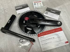 新品 SRAM FORCE AXS 12速 DUB 48/35 165mm パワーメーター付チェーンリング&カーボンクランクセッ