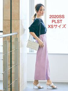 ほぼ新品＊ブランド定番 PLST＊上品&美脚＊リネンブレンドワイドパンツ　　大草直子さん