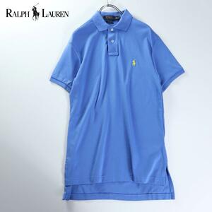 現行　美品　RALPH LAUREN ラルフローレン　ポロシャツ　メンズ　青