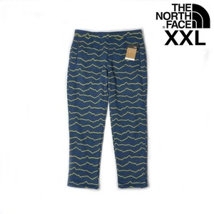 売切り【正規新品】THE NORTH FACE◆PRINTED GOLDON LYONS PANT パンツ ロング US 裏起毛 ロゴパッチ 大きいサイズ(XXL)青 総柄 190110-15