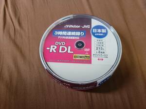 JVC製　DVD-R DL　10枚　新品未開封！　廃番にて製造が終わっている激レア日本製！