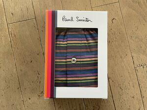 即決！ポールスミス！PAUL SMITH ニットトランクス ボーダー柄 グリーンM