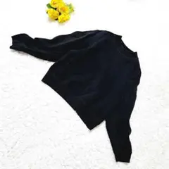 【UNIQLO U 】ユニクロユー　スウェットクルーネックシャツ　S　黒ブラック