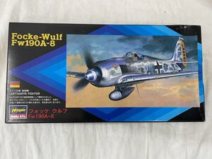 ハセガワ 1/72 フォッケウルフ Fw190A-8 ドイツ空軍 戦闘機 未組立 