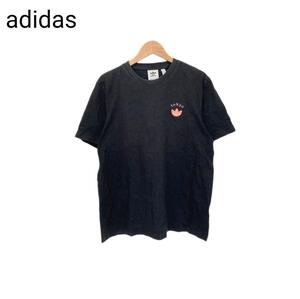 adidas　Tシャツ　トレフォイルロゴ　ワンポイント　tokyo　Lサイズ