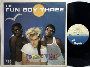 【英12】 THE FUN BOY THREE / SUMMERTIME (名曲カバー)/ 1982 UK盤 12インチシングルレコード 45 THE SPECIALS TERRY HALL テリー・ホール