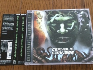 [ Cephalon Carnage / Confirming to Abnormality ] CD 帯付国内盤送料無料