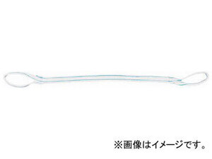 TESAC 耐化学薬品用スリング(JIS2等級・両端アイ形) 25mm幅×2.5m PP2E25X2.5(7931409)