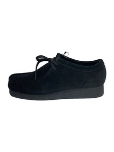 Clarks◆デッキシューズ/42/BLK/スウェード/261778337080