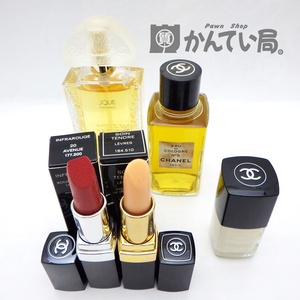 24-H-278【5点セット】CHANEL　No.5 コロン/リップトリートメント/ROUGE A LEVRES 20/ヴェルニ　OPAL ネイル/ラリック　オーパフュメ