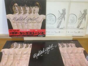 帯付 白ラベル 見本盤 LP BOX ベリーベストオブザローリングストーンズ SL-272/3 ROLLED GOLD THE VERY BEST OF THE ROLLING STONES promo