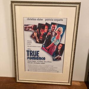 トゥルーロマンス　映画ポスター　アンティークフレーム　セット　レトロ額縁　TRUE ROMANCE