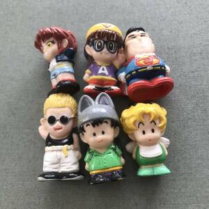 ドクタースランプ　アラレちゃん　ミニ　フィギュア　６個　指人形　鳥山明　Dr. Slump　Akira Toriyama　MINI　figure　ARALE