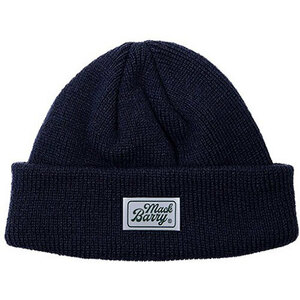 MACK BARRY マクバリー 【BEANIE(ビーニー)】 CLASSIC LABEL SHORT BEANIE ネイビー MCBRY70412 /l