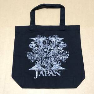 X JAPAN　トートバッグ　黒　ラメ入り　開封済み未使用　★★★★★送料込み★★★★★　入手困難　超レア　YOSHIKI