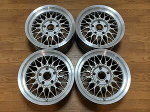 BBS RG RG031 15インチ 7J ET45 4本セット 鍛造 軽量 旧車 当時物 トヨタ クラウン マークⅡ ソアラ レストア RS W.Germany wheel parts