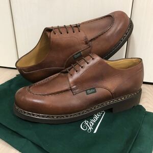 paraboot chambord Marron Lisse UK9H Uチップ パラブーツ シャンボート マロン ブラウン リス レザー カーフ ビジネス 茶 ブーツ 28cm