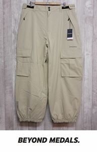 【新品】25 BEYOND MEDALS CARGO PANT 2L - XLサイズ - BEIGE 正規品 スノーボード ウェア ワイド パンツ