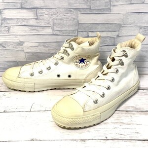 R6777bL CONVERSE コンバース ALL STAR オールスターアウトドアブーツ TS HI 24.5cm ホワイト キャンバス ハイカットスニーカー 1CK014