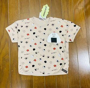 新品タグ付☆ミモランド☆おにぎり☆メッシュ素材☆半袖Tシャツ☆100cm☆mimorand☆おむすび☆しまむら☆男の子女の子兼用