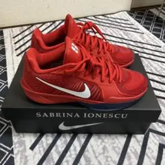 Nike Sabrina Ionescu バスケットボールシューズ 赤