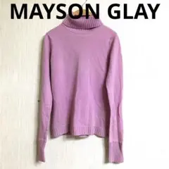 MAYSON GLAY vicky ピンクタートルネックニットセーター ビッキー