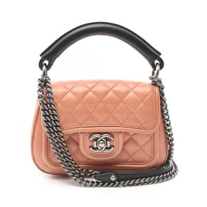 シャネル ブランドオフ CHANEL レザー ショルダーバッグ レザー 中古 レディース