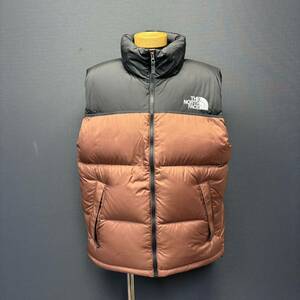 THE NORTH FACE Nuptse Vest ND92338 ザ ノースフェイス ヌプシ ベスト size XL ブラック ブラウン メンズ アウター