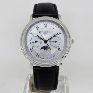 中古フレデリック・コンスタント【FREDERIQUE CONSTANT】 ムーンフェイズ デイデイト シルバー QZ