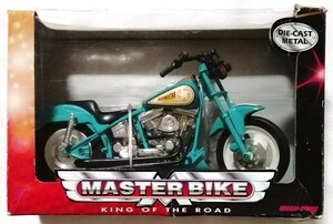 中古 　『 MASTER BIKE KING OF THE ROAD ダイキャスト メタル 約 1/12 』NewRay 全長約18cm