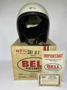 レア 希少 BELL ベル R-T SKI オリジナルBOX 説明書 保証書付 ホワイト ビンテージ ヘルメット 70s vintage helmet BUCO ブコ McHAL 500TX