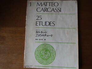 カルカッシ 25のエチュード　溝淵浩五郎編　書き込みあり