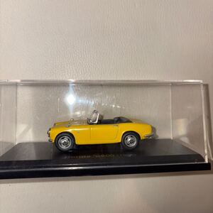 未開封 アシェット Honda S800 1966 ホンダ イエロー ホンダスポーツ 国産名車コレクション 1/43 ミニカー　モデルカー　カラーサンプル