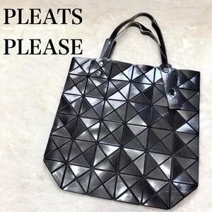 PLEATS PLEASE イッセイミヤケ トートバッグ ハンドバッグ ブラック ISSEY MIYAKE プリーツプリーズ