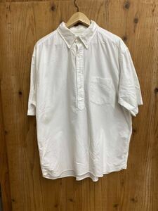 UNIQLO ユニクロ　XL LL 半袖シャツ 半袖 ホワイト シャツ 白 ボタンダウン 半袖ボタンダウンシャツ