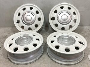 希少！ ラパンショコラ HE22S 純正 14x4.5J +45 4H 100 ハブ径54ｍｍ 4本 アルミホイール エンケイ ENKEI