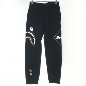 【中古】A BATHING APE×FCRB Shark Sweat Pants L 001PTF231902X ブラック アベイシングエイプ エフシーアールビー[240010439222]