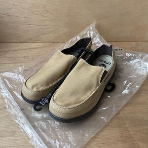 crocs walu クロックス ワルー メンズ カーキ/エスプレッソUS10 28cm カーキ/エスプレッソ 11270-23Gカジュアルシューズ スリッポン