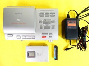 SONY ソニー MD WALKMAN / MDステーション MZ-R5ST | MZS-R5ST 音響機器 オーディオ ※ジャンク/録再OK！ @80 (5)