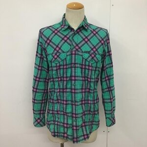 DIESEL XS ディーゼル シャツ、ブラウス 長袖 Shirt Blouse 緑 / グリーン / X 紫 / パープル / X 黒 / ブラック / 10084648