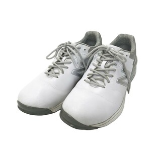 NEW BALANCE ニューバランス MG2500WS スパイク ゴルフシューズ ホワイト系 25.5 [240101243295] ゴルフウェア メンズ