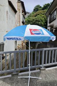 新品　PEPSI ペプシ　パラソル　傘径１、９m ビーチ傘 日除 ガーデニング カリフォルニア 店舗什器 BBQ　COKE