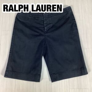 RALPH LAUREN ラルフローレン デニムパンツ ブラックデニム ショート丈 ブラック 11