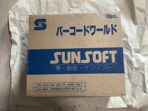 新品【ファミコンソフト バーコードワールド 1箱10本入】ボックス サンソフト 任天堂 ファミリーコンピュータ バーコードバトラー へべれけ