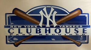 ニューヨークヤンキース　松井秀喜　クラブハウスボード　アメリカ製　2003年 ホログラム付　New York Yankees Clubhouse 長辺46センチ