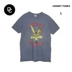 LOONEY TUNES ルーニーテューンズ ワイリーコヨーテ Tシャツ 青 L