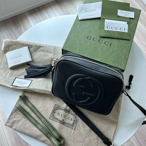 GUCCI ソーホー　正規品　ショルダーバッグ ほぼ未使用品　付属品全てあり