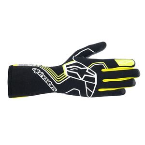 alpinestars(アルパインスターズ) レーシンググローブ TECH-1 RACE V4 GLOVE XLサイズ 155 BLACK YELLOW FLUO [FIA8856-2018公認]